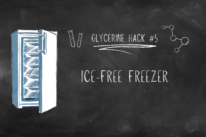 Glycerine-Hack for an Ice-Free Freezer