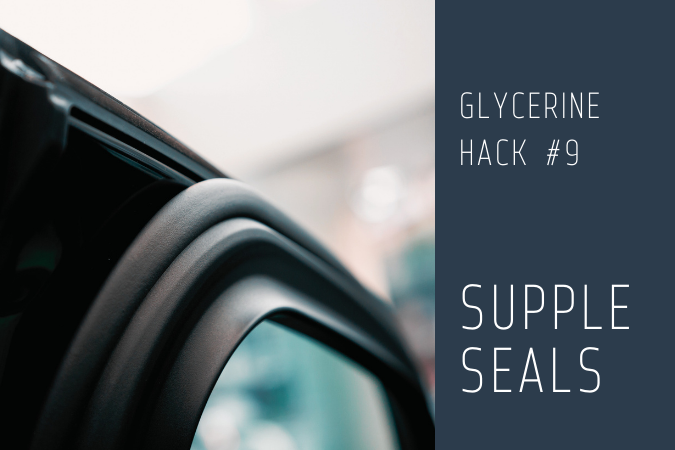 Glycerine hack against the freezing of seals on the car