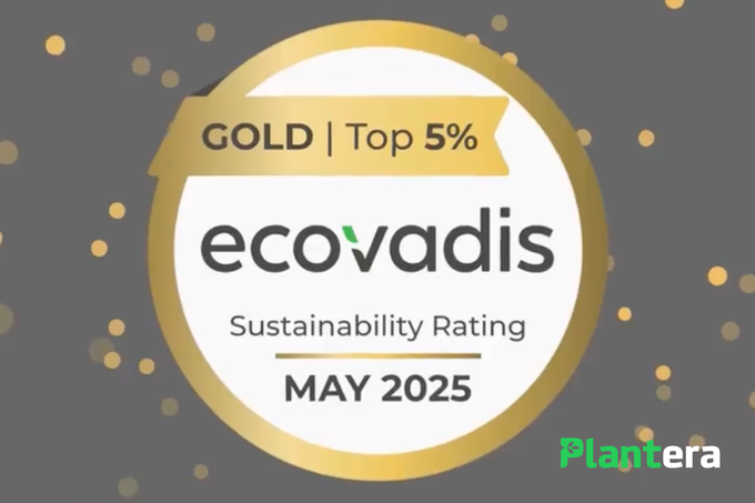 Plantera gewinnt erneut die EcoVadis Goldmedaille