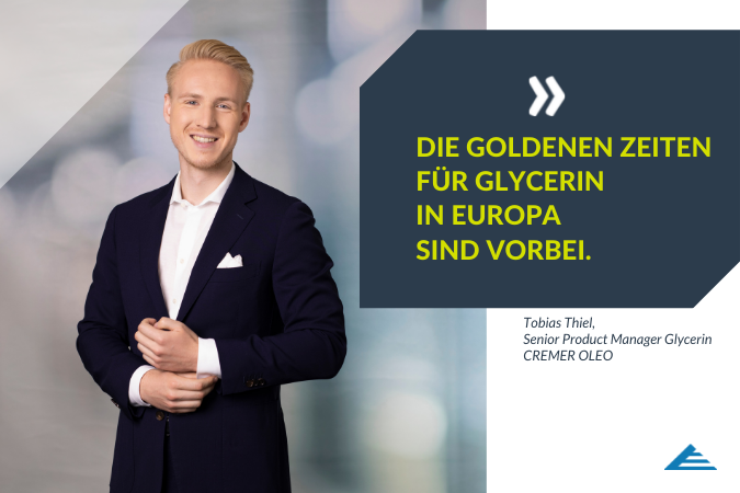 „Die Goldenen Zeiten für Glycerin in Europa sind vorbei“